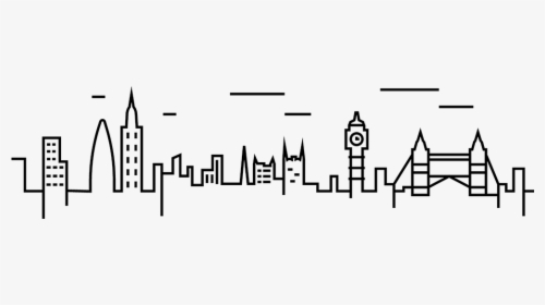 London Cityscape Clipart, HD Png Download, Free Download