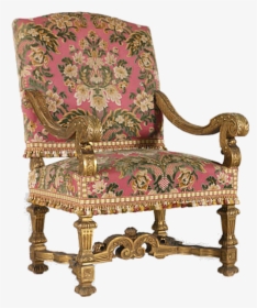 #sillón De #época #antiguedad #antonieta - Throne, HD Png Download, Free Download