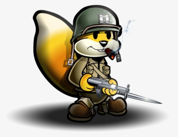 Paper Conker - Cartoon, HD Png Download, Free Download