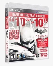 Batman Arkham City Game Of The Year Edition Ps3, HD Png Download, Free Download