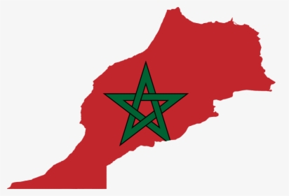 Morocco Flag And Map, HD Png Download, Free Download