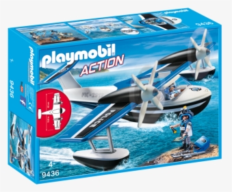 Playmobil Action Police Seaplane - Playmobil 9436, HD Png Download, Free Download