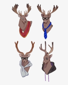 Elk Clipart Muscular - Sander Sides As A Animal, HD Png Download, Free Download