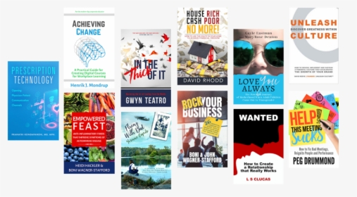 Staggered Books Transp - Flyer, HD Png Download, Free Download