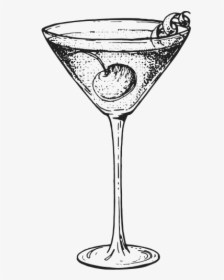 Manhattan Illustration Thumb - Martini Glass, HD Png Download, Free Download