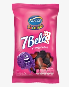 Bala Gelatina 7 Belo Framboesa, HD Png Download, Free Download