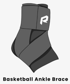 Ankle Braces For Volleyball Drawing, HD Png Download, Free Download