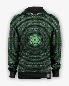 Green Metatron"s Cube - Sweater, HD Png Download, Free Download