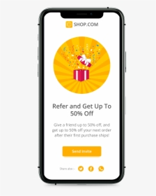 Invitereferrals - Rewards And Referrals Mobile Ui, HD Png Download, Free Download