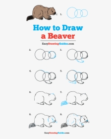How To Draw Beaver - Easter Egg Drawing Easy, HD Png Download, Free Download