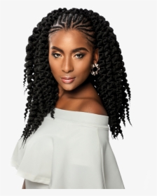Curly Kinky Crochet Hairstyles, HD Png Download, Free Download