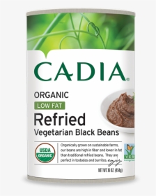 Cadia Fat Free Refried Organic Beans 16 Oz, HD Png Download, Free Download