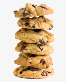 Cookie Png Free Download - Stack Of Chocolate Chip Cookies Png, Transparent Png, Free Download