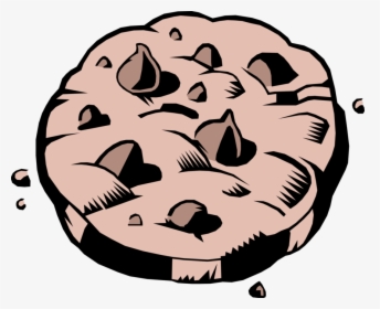 Vector Illustration Of Chocolate Chip Cookie Baking - Cartoon Chocolate Chip Cookies, HD Png Download, Free Download