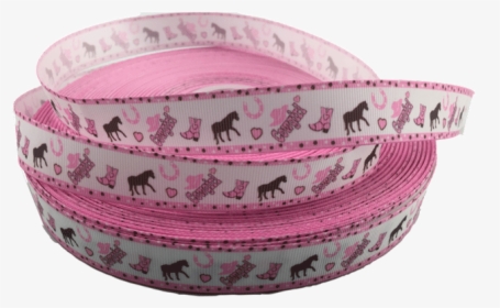 Ribbons [tag] Cowgirl, Cowboy Boots, Horseshoe Grosgrain - Bangle, HD Png Download, Free Download