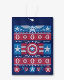 Winter Soldier Air Freshener - Captain America Ugly Christmas Sweater T Shirt, HD Png Download, Free Download