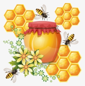 Honey Png - Bee Hive And Honey, Transparent Png, Free Download