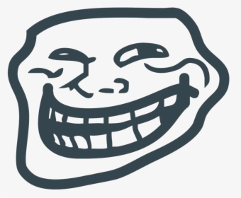 Trollface Man Transparent Background - Troll Face Low Quality, HD Png Download, Free Download