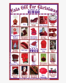 Hats Off For Christmas Bingo - Christmas Bingo, HD Png Download, Free Download