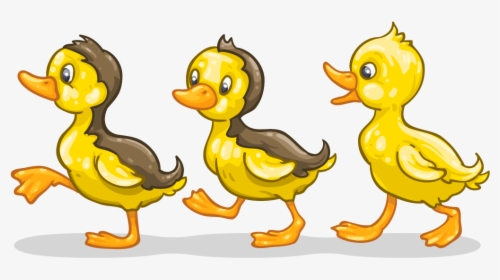 Duckling Clipart Yellow Item - Cartoon Ducks Png, Transparent Png, Free Download