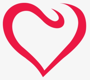 Red Outline Heart Png Image, Transparent Png, Free Download