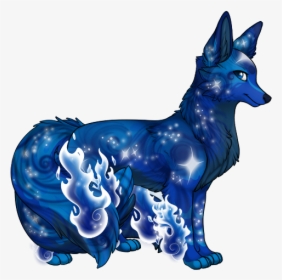 Anime Cute Galaxy Wolf Hd Png Download Kindpng