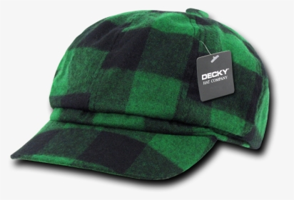 Decky Newsboy Ivys Plaid Hat Cap Drivers Cabbie Gatsby - Baseball Cap, HD Png Download, Free Download