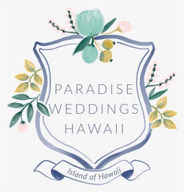 Paradise Weddings Hawaii - Watercolor Crest Clipart, HD Png Download, Free Download