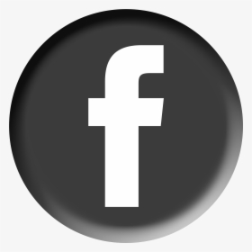 Facebook Icon Round Grey, HD Png Download, Free Download