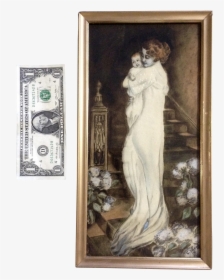 Dickson, Watercolor Painting Victorian Woman Holding - 1 Us Dollar, HD Png Download, Free Download