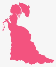 Victorian Woman Silhouette Png, Transparent Png, Free Download