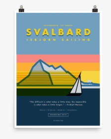 Svalbard Poster Mockup Transparent Transparent - Svalbard Poster, HD Png Download, Free Download