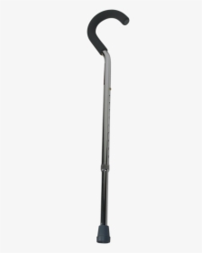 X646sl Swan Neck Silver Walking Stick"  Class= - Black Transparent Walking Cane, HD Png Download, Free Download