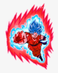 #dokkanbattle [next-level Strike] Super Saiyan God - Goku Ssgss Kaioken, HD Png Download, Free Download