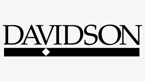 Davidson College Logo With Black Type With Black Bar, HD Png Download, Free Download