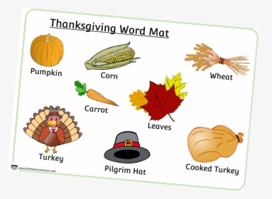 Thanksgiving Word Matcover - Illustration, HD Png Download, Free Download