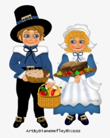 Thanksgiving Pilgrim Clipart, HD Png Download, Free Download
