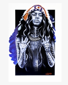 Native American Painting Casey Hancock - Visual Arts, HD Png Download, Free Download