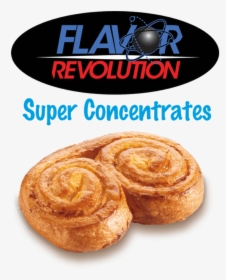 Cinnamon Swirl Pastry Super Flavor Revolution - Cream, HD Png Download, Free Download