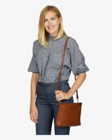The Classic Cross-body Bag In Caramel"  Class=, HD Png Download, Free Download