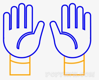 Draw A Raised Hand, HD Png Download, Free Download