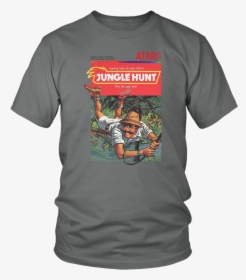 Jungle Hunt Atari 2600 Retro Vintage Video Game Box - Jew Jitsu Shirt, HD Png Download, Free Download
