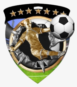 Color Burst Medal For Soccer Events - Medal, HD Png Download, Free Download