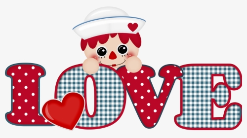 Imagenes Country * Raggedy Ann - Country Valentine Clipart, HD Png Download, Free Download