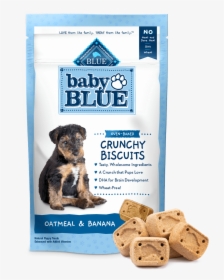 Baby Blue Puppy Oatmeal & Banana Crunchy Biscuits Dog - Blue Buffalo Puppy Treats, HD Png Download, Free Download