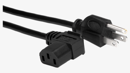 Iec Power Cord / Right Angle - Usb Cable, HD Png Download, Free Download