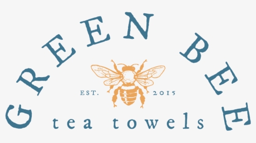 Green Bee Tea Towels - Insect, HD Png Download, Free Download