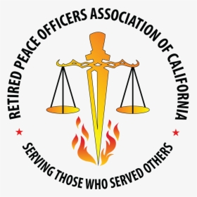 Retired Peace Officers Association Of California - Crest, HD Png Download, Free Download