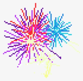 Fire Works Pixel Art, HD Png Download, Free Download