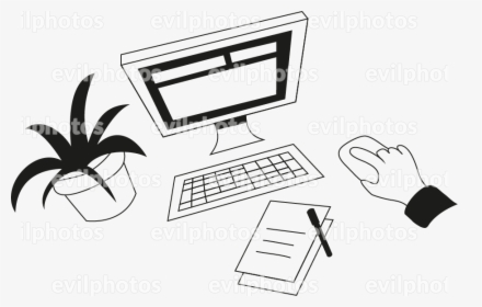Workspace Drawing Vector And Stock Photo - Technical Drawing, HD Png Download, Free Download